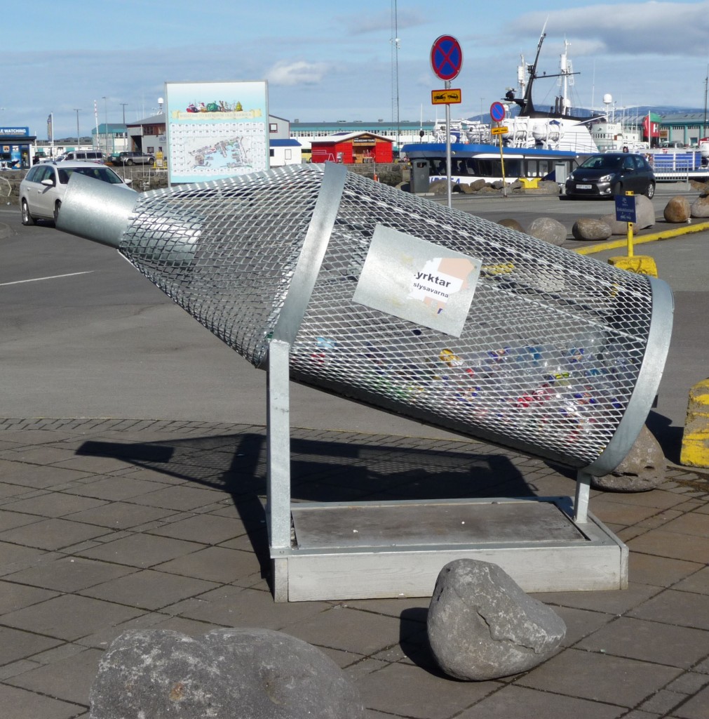 Plastic Bottle bin Iceland